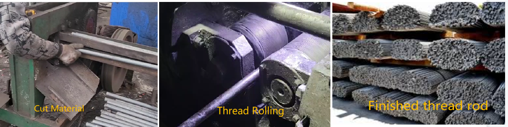 Thread rod-stud rod