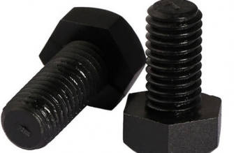 Black Oxide DIN6921 Flange Bolts