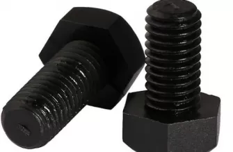 Black Oxide DIN6921 Flange Bolts