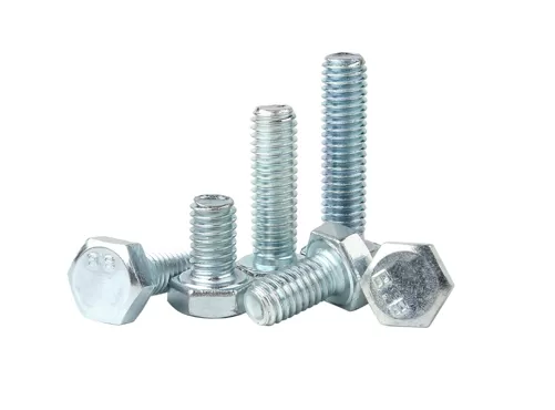 Zinc Plated Hex Bolts DIN931 DIN933 Grade 8.8 10.9 12.9