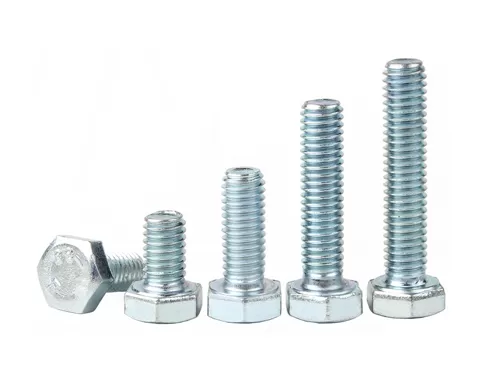 Zinc Plated Hex Bolts DIN931 DIN933 Grade 8.8 10.9 12.9