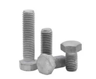 Hot Dip Galvanized Hex Bolts DIN931 DIN933 Grade 8.8 10.9 12.9