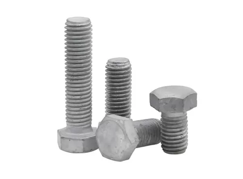 Hot Dip Galvanized Hex Bolts DIN931 DIN933 Grade 8.8 10.9 12.9