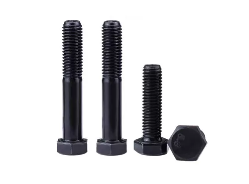 Black Hex Bolts DIN931 DIN933 Grade 8.8 10.9 12.9
