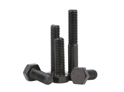 Black Hex Bolts DIN931 DIN933 Grade 8.8 10.9 12.9