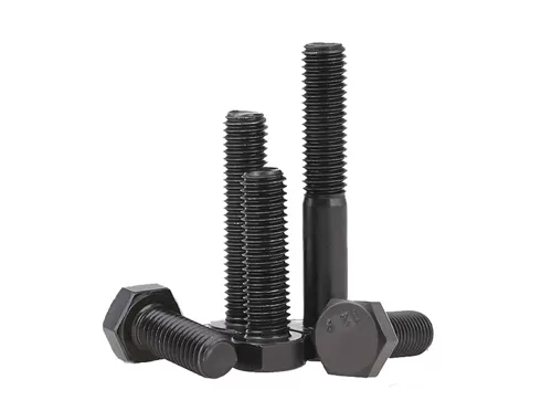 Black Hex Bolts DIN931 DIN933 Grade 8.8 10.9 12.9