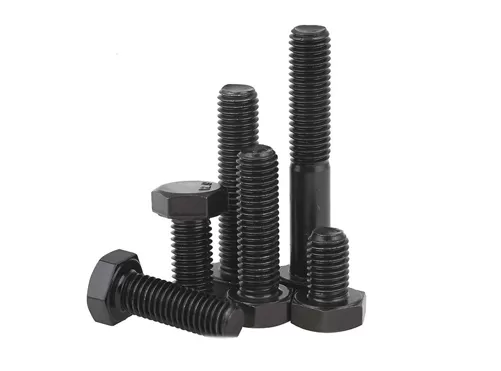 Black Hex Bolts DIN931 DIN933 Grade 8.8 10.9 12.9