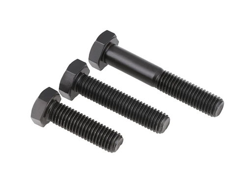 Black hex bolts