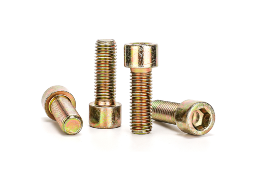 Yellow Zinc Plated Socket head cap screw