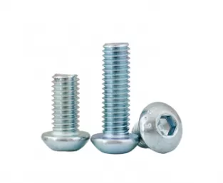 Galvanized  Zinc Plated Socket Round Head Bolts ISO7380