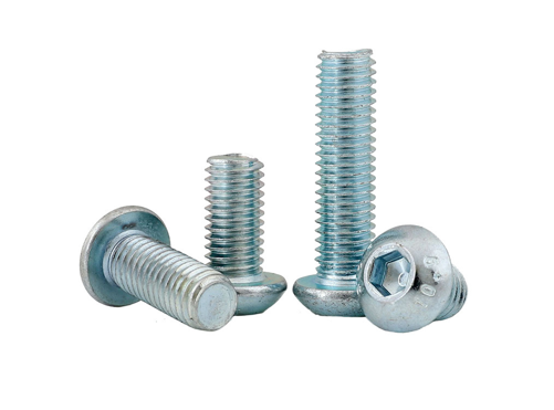 Galvanized  Zinc Plated Socket Round Head Bolts ISO7380
