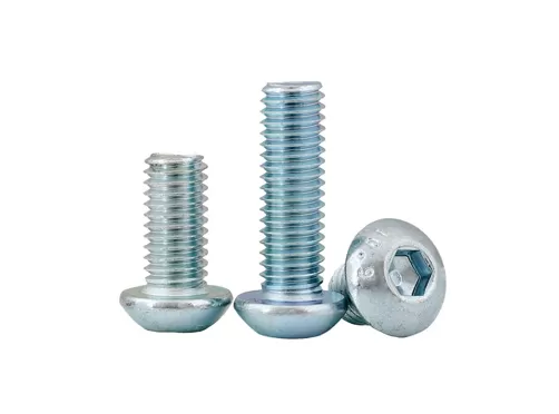 Galvanized  Zinc Plated Socket Round Head Bolts ISO7380