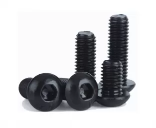 Black Oxide Socket Round Head Bolts ISO7380