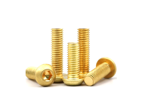 Copper Brass  Socket Round Head Bolts ISO7380