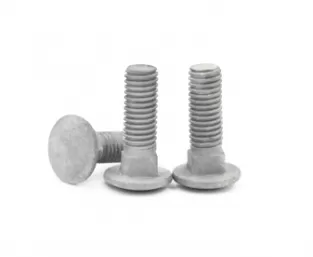 Galvanized carriage bolts