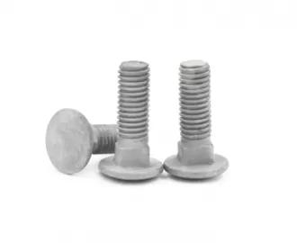 Galvanized carriage bolts