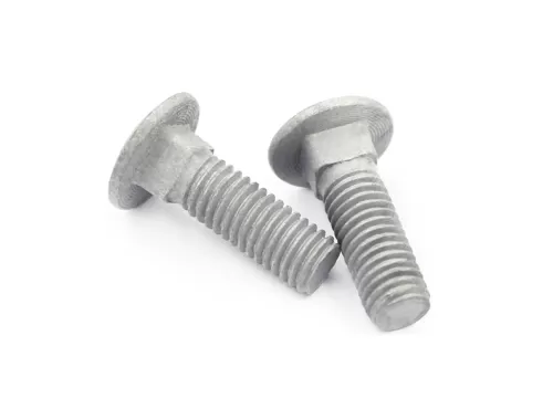 Galvanized carriage bolts
