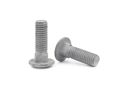 Galvanized carriage bolts