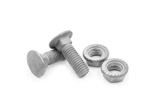Galvanized carriage bolts