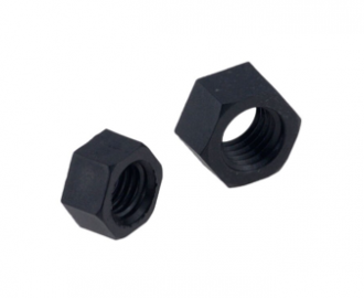 Black Oxide Hex Nuts