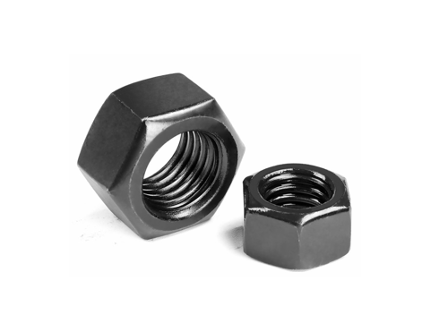 Black Oxide Hex Nuts