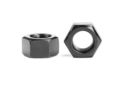 Black Oxide Hex Nuts
