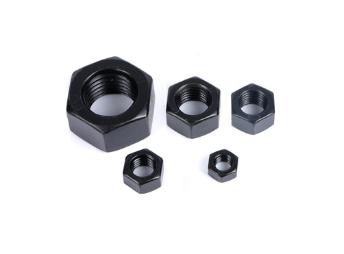 Black Oxide Hex Nuts