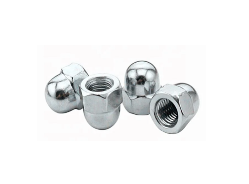 Galvanized Blue White Zinc Plated Cap Nuts