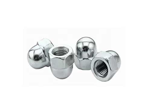 Galvanized Blue White Zinc Plated Cap Nuts