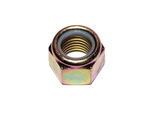 Yellow Zinc Plated Nylon Lock Nuts