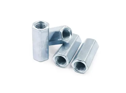 Galvanized Blue White Zinc Plated Coupling Nuts
