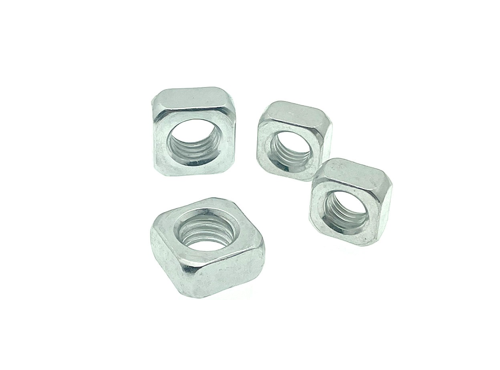 Galvanized Blue White Zinc Plated Square Nuts