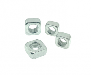 Galvanized Blue White Zinc Plated Square Nuts