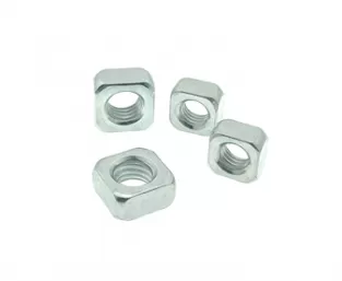 Galvanized Blue White Zinc Plated Square Nuts