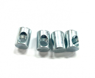 Galvanized White Blue Zinc Plated Barrel Nuts