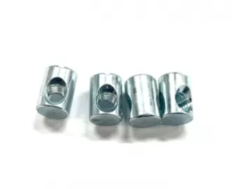 Galvanized White Blue Zinc Plated Barrel Nuts