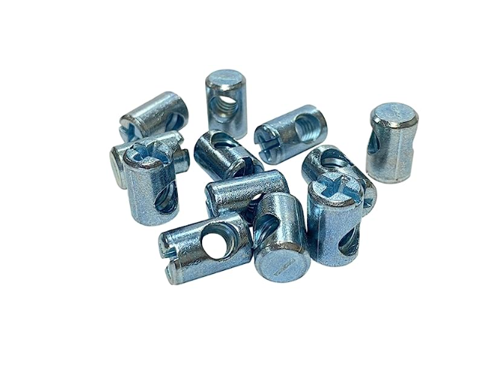 Galvanized White Blue Zinc Plated Barrel Nuts
