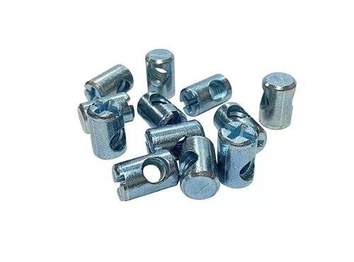 Galvanized White Blue Zinc Plated Barrel Nuts
