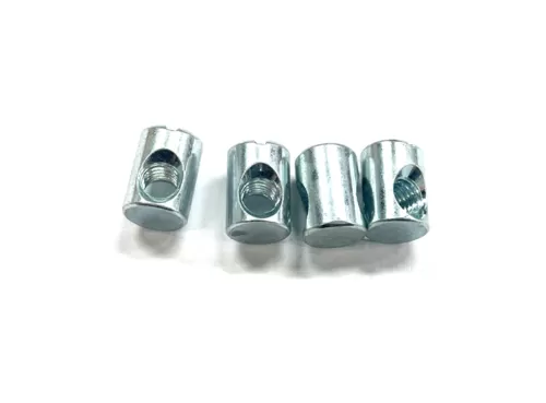 Galvanized White Blue Zinc Plated Barrel Nuts