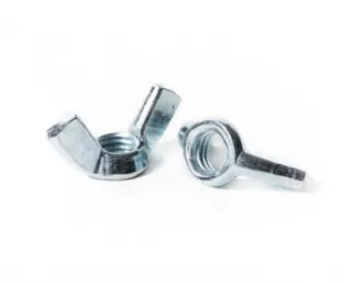 Galvanized Blue White Zinc Plated Wing Nuts