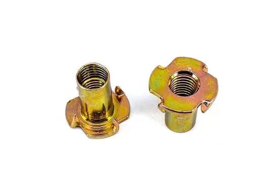 Color Yellow Zinc Plated Tee Nuts