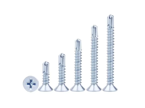 Zinc Plated CSK Flat Head Screw Self-drillng Screws