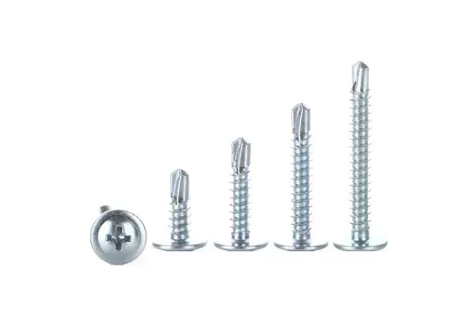 Zinc Plated Large Flat Head Self-drillng Screws