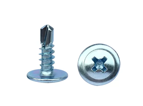 Zinc Plated Large Flat Head Self-drillng Screws