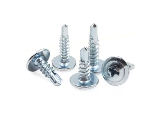 Zinc Plated Large Flat Head Self-drillng Screws