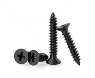 Black CSK Flat Head Self-tapping Screws