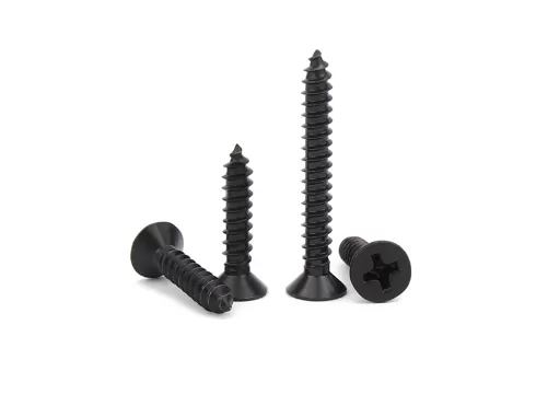 Black CSK Flat Head Self-tapping Screws