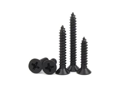 Black CSK Flat Head Self-tapping Screws