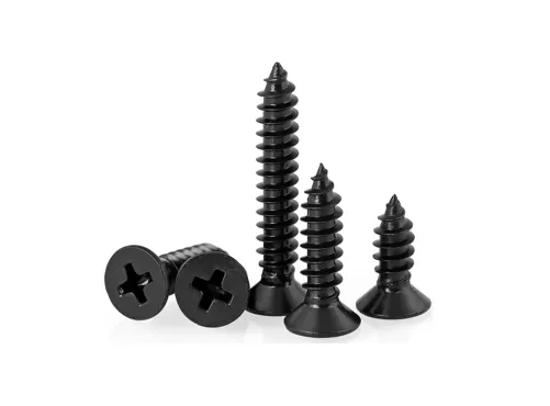 Black CSK Flat Head Self-tapping Screws
