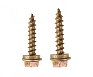 Yellow Zinc Hexagon Head Self-tapping Screws